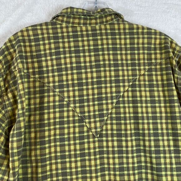 Ryan Michael Shirt Men's Sz L Plaid Western Pearl Snap Buttons‎ Cowboy - Picture 7 of 10